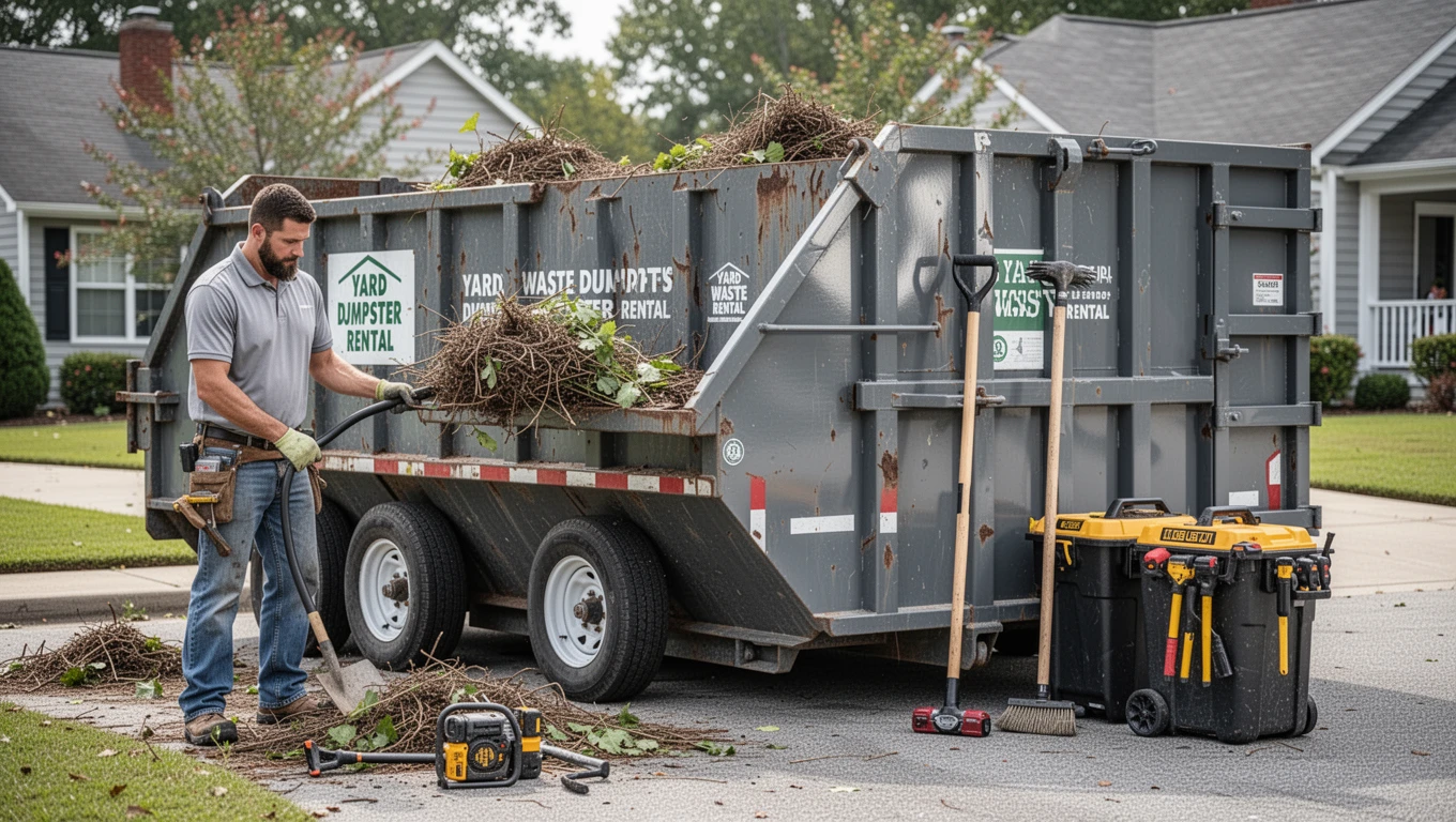Yard Waste Dumpster Rental