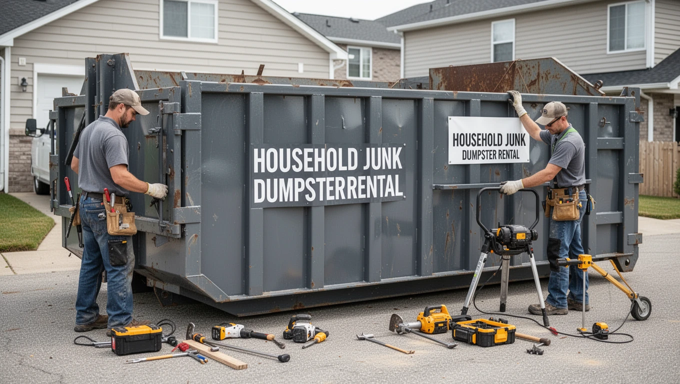 Household Junk Dumpster Rental