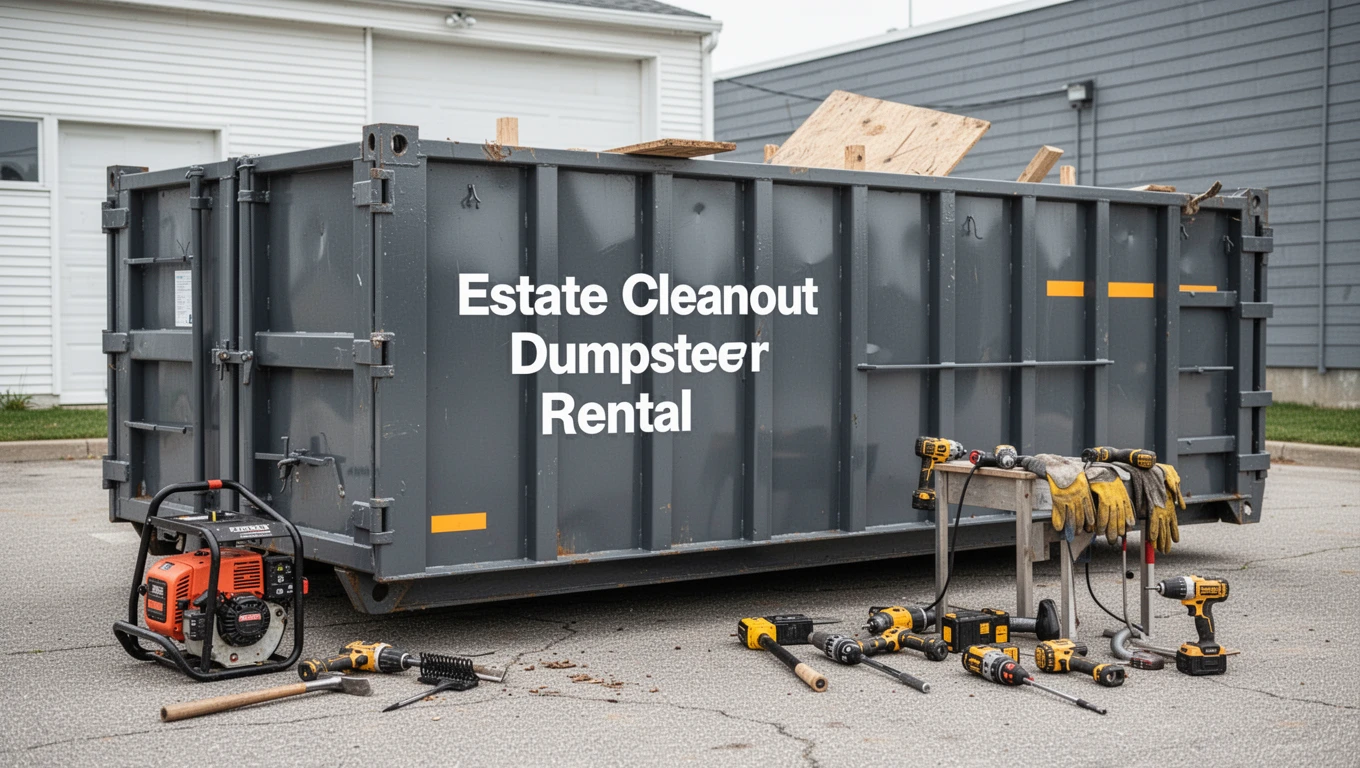 Estate Cleanout Dumpster Rental